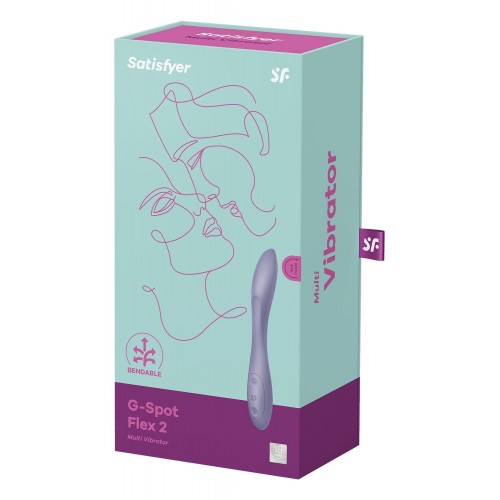 Універсальний вібратор Satisfyer G-Spot Flex 2, гнучкий стовбур із фіксацією положення в інтернет супермаркеті PbayMarket!