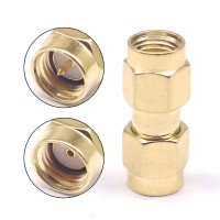 SMA перехідник коннектор з RP-SMA male на SMA male зі штирьком з 1-ї сторони