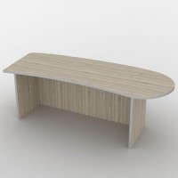 Стіл керівника Тиса Мебель СМ-24 Сонома 790x900x2200 мм Стіл керівника Тиса Мебель СМ-24 Сонома 790x900x2200 мм