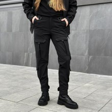 Брюки-карго жіночі Pobedov Hardy 346081 XXXL Чорний (00000006027)