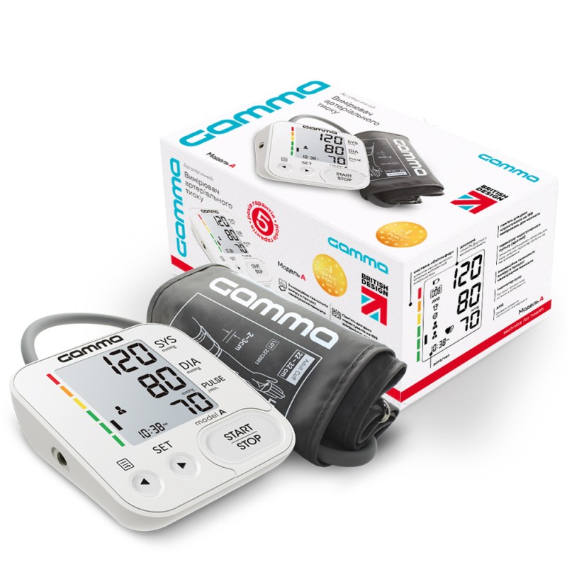 Тонометр автоматичний на плече GAMMA Model А Білий (CO003927)
