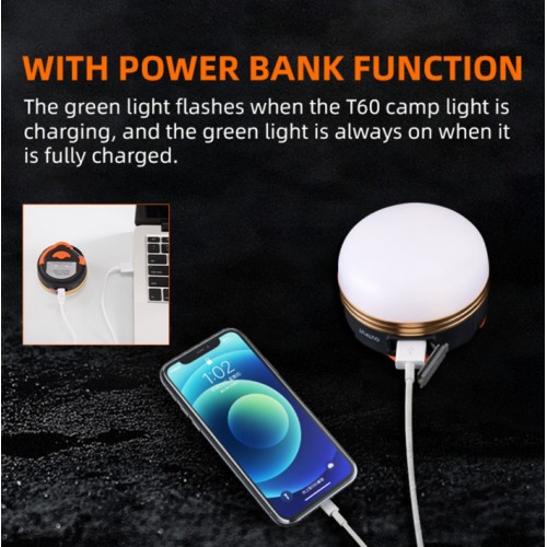 Ліхтар кемпінговий T60 SuperFire 127 Lumen IP44