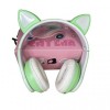 Навушники дитячі OPT-TOP Cat Ear В39М підсвічування/FM-радіо/MicroSD/Bluetooth м'ятний (1756375769)