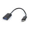 Кабель Cablexpert (AB-OTG-CMAF2-01), USB2.0-USB Type-C, 0.2 м, чорний в інтернет супермаркеті PbayMarket!