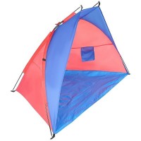 Намет для пляжу Enero 120 x 200 x 120 см Синьо-червоний (1015705)