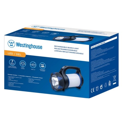 Ліхтар Westinghouse пошуково-кемпінговий 10W LED WF225 з функцією Power Bank