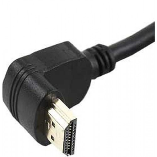 Кабель Cablexpert (CC-HDMI490-10) HDMI to HDMI V.1.4, вилка/кутова вилка 3 м чорний в інтернет супермаркеті PbayMarket!