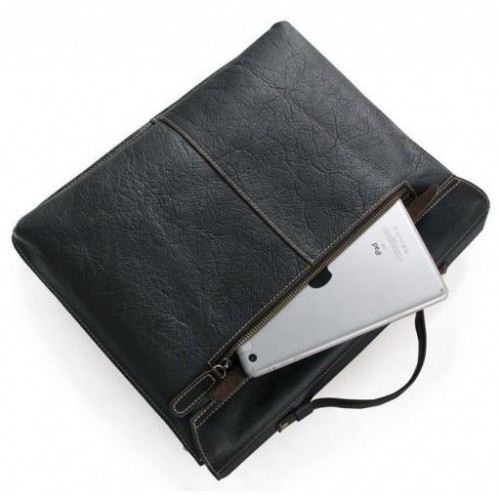Портфель Vintage 14248 Чорний, Коричневий
