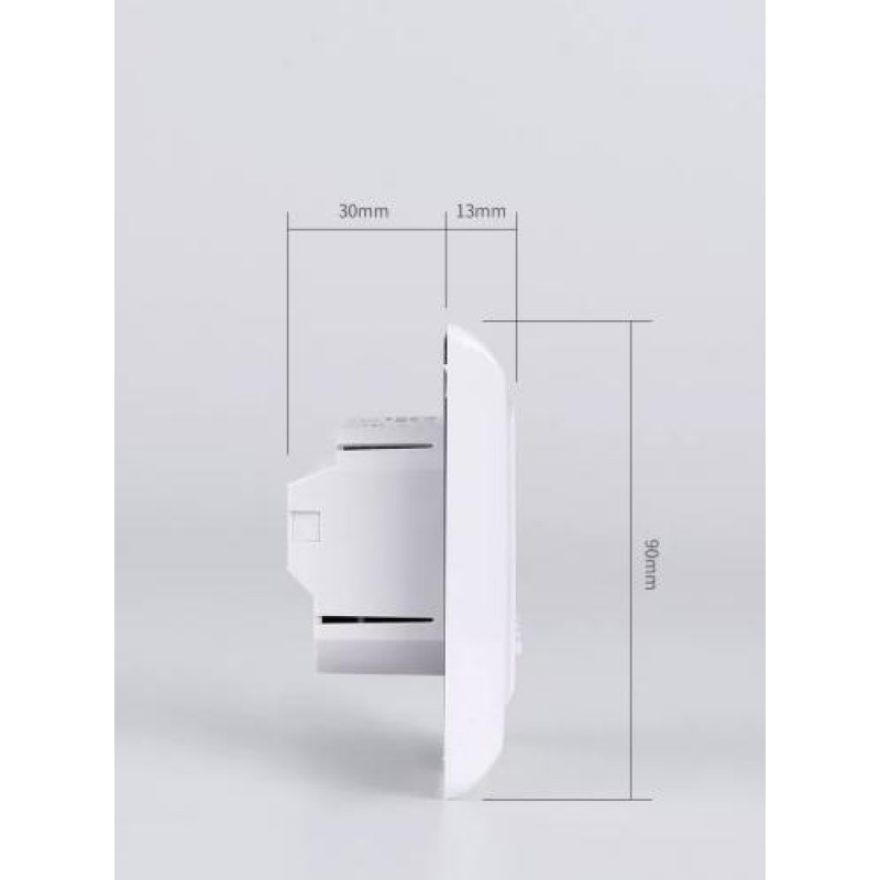 Терморегулятор програмований Oshland М6 для теплої підлоги Білий (2321532)