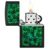 Запальничка бензинова Zippo Cannabis Design Black Light (48736)