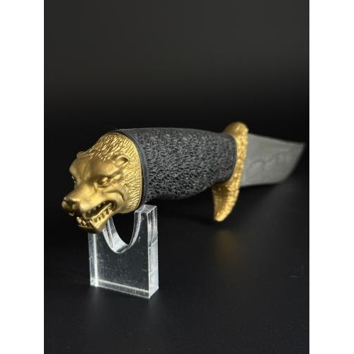 Ніж туристичний Gorillas BBQ 5043 27.5 см Чорний (KN1033) Ніж туристичний Gorillas BBQ 5043 27.5 см Чорний (KN1033)