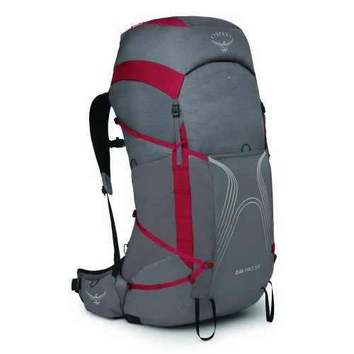 Рюкзак Osprey Eja Pro 2023 55 л M/L Grey/Red (1054-009.3576) Рюкзак Osprey Eja Pro 2023 55 л M/L Grey/Red (1054-009.3576)