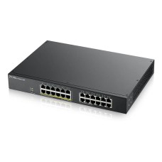 Комутатор ZYXEL GS1900-24EP (GS1900-24EP-EU0101F) (12xGE PoE, 12хGE, max POE 130W, WebSmart)