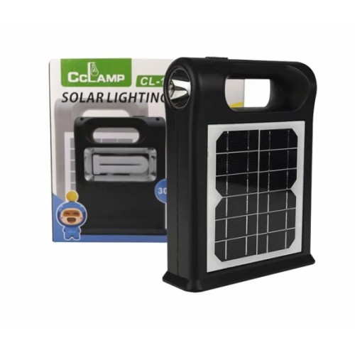 Сонячна зарядна станція Cclamp CL-12 30W LED Чорний (1735986369) Сонячна зарядна станція Cclamp CL-12 30W LED Чорний (1735986369)