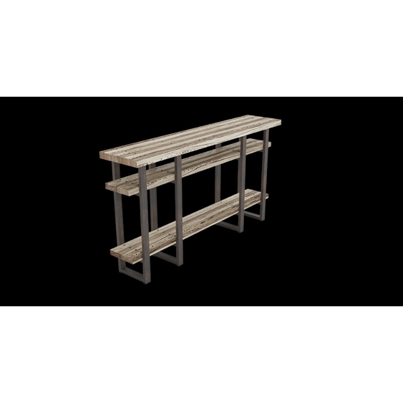 Консоль для дому в стилі Loft NS-337 830x900x200 мм Черный