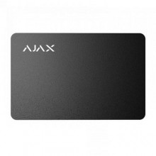 Захищена безконтактна карта Ajax Pass black (комплект 10 шт.) для клавіатури KeyPad Plus
