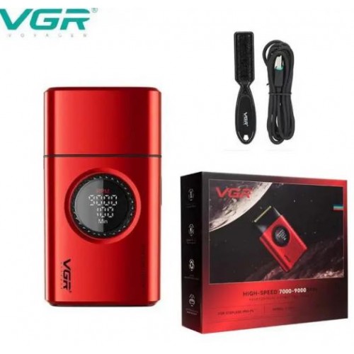 Електробритва VGR Professional Stepless Pro FS V-377 з подвійним лезом Red (2104618578) Електробритва VGR Professional Stepless Pro FS V-377 з подвійним лезом Red (2104618578)