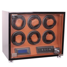 Шкатулка Salvadore для підзаводу 6 годинників 6160/6BBR/D 6x6 Чорний