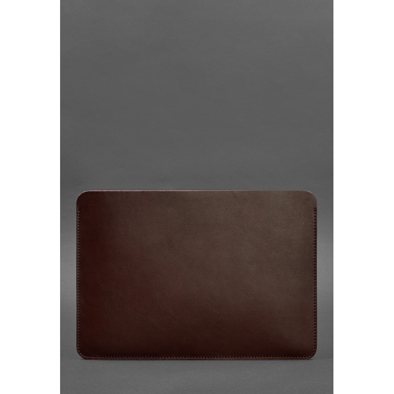 Чохол із натуральної шкіри для MacBook 13 дюйм Бордовий BlankNote