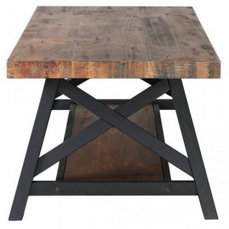 Кавовий журнальний столик у стилі Loft NS-501 480x1200x600 мм Черный