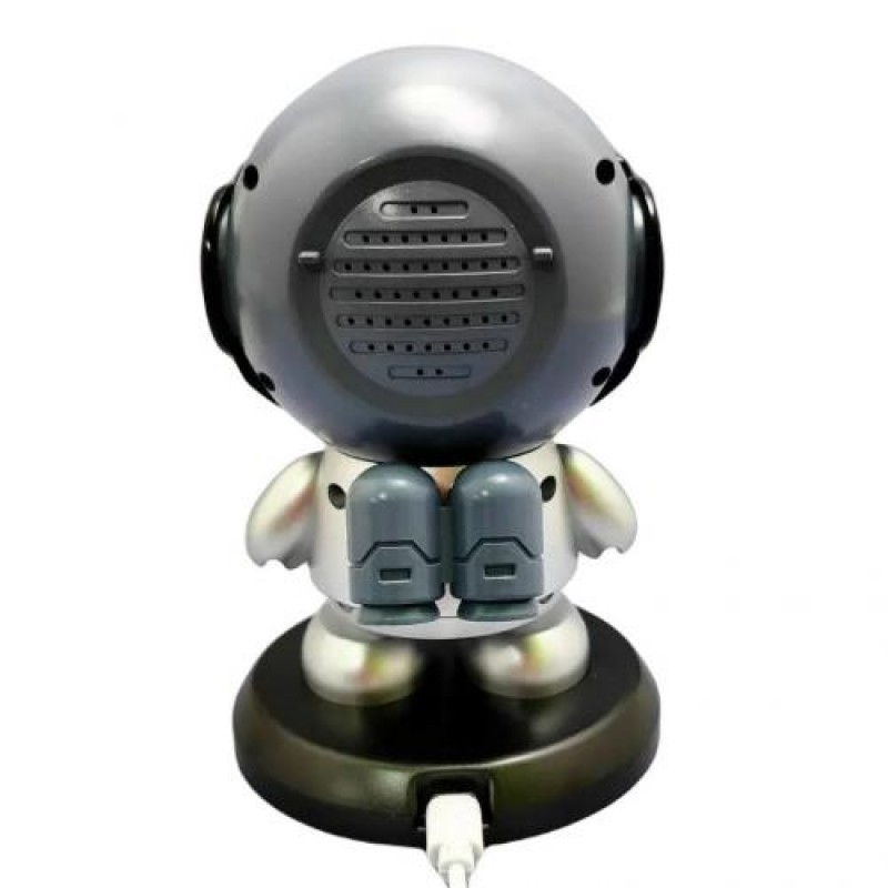 IP камера відеоспостереження RIAS Smart Robot (iCam365 APP) Wi-Fi 3MP Black-Grey