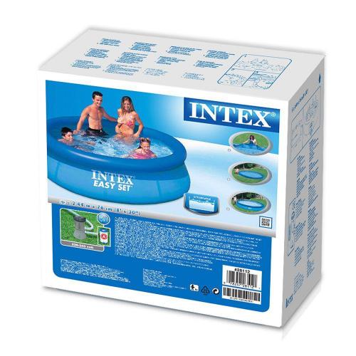 Басейн надувної підвищеної міцності Intex Easy Set Pool 28110 244х76 Blue в інтернет супермаркеті PbayMarket!