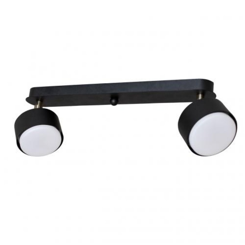 Світильник стельовий MSK Electric Copter з поворотними плафонами під дві лампи GX53 NL 80405-2 BK Чорний (619314)