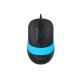 Миша A4Tech FM10 Black/Blue USB