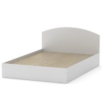 Двоспальне ліжко Компаніт-140 альба (білий)