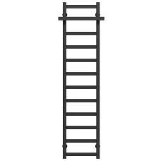 Рушникосушарка водяна Nicolе П12 300х1400 Deffi Чорний (A.NI.140.30.12.B.A)