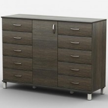 Комод Тиса Мебель АКМ-58 1 Венге 45x90x140 см