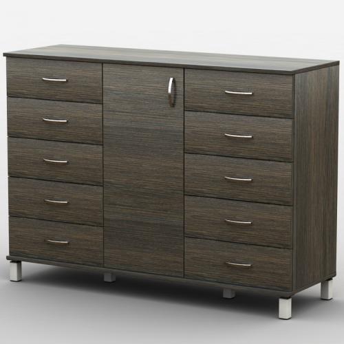 Комод Тиса Мебель АКМ-58 1 Венге 45x90x140 см