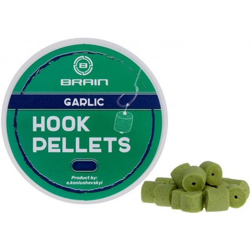 Пеллетс Brain Hook Pellets Garlic Часник 12 мм 70 г (1858-53-92) в інтернет супермаркеті PbayMarket!