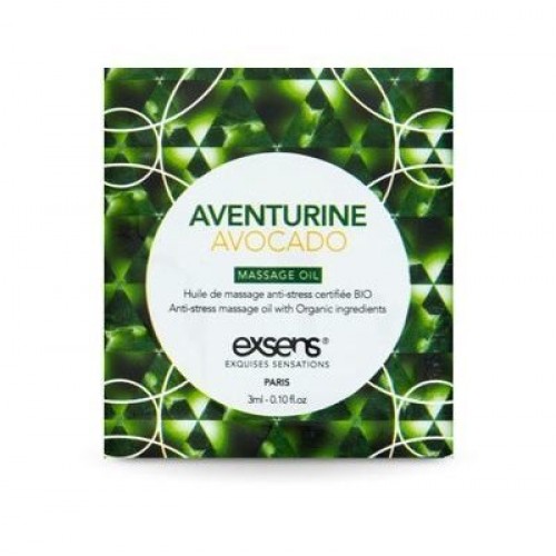 Пробник масажної олії EXSENS Anti-Stress Aventurine Avocado 3 мл (SO2387) в інтернет супермаркеті PbayMarket!