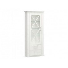 Пенал-вітрина Меблі Сервіс Джорджія 1Д1В андерсон пайн