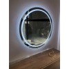 Дзеркало Turister кругле 60см із подвійним LED підсвічуванням без рами (ZPD60)