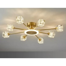 Світлодіодна люстра No Brand Нептун 8810-B Золотистий