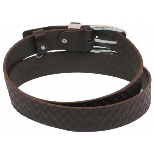 Шкіряний ремінь Skipper 110-130 x 3.5 см Коричневий (1138-35) Шкіряний ремінь Skipper 110-130 x 3.5 см Коричневий (1138-35)