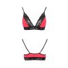 Еластичний топ з мереживом Passion PS001 TOP red-black, size L в інтернет супермаркеті PbayMarket!