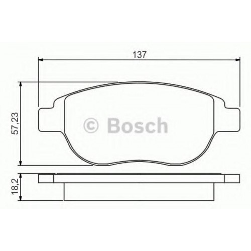 Колодки гальмові Bosch дискові передні PSA Xsara/Berlingo/C4/C3/Partner/206/307 F 0986495225 в інтернет супермаркеті PbayMarket!