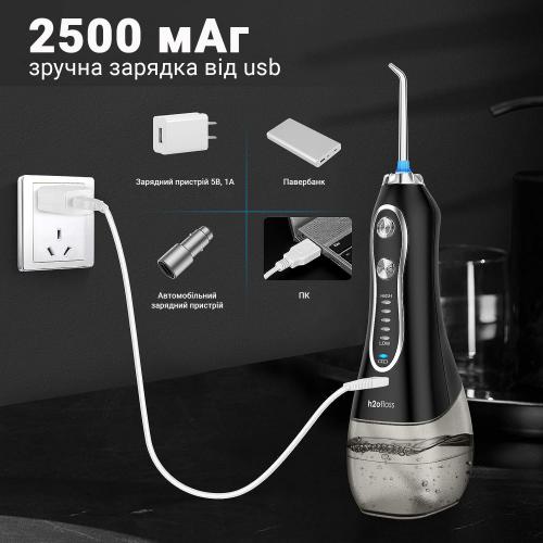 Іригатор H2ofloss HF-6P Black Іригатор H2ofloss HF-6P Black
