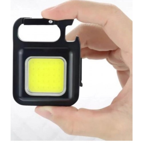 Брелок LED-ліхтарик акумуляторний яскравий з карабіном та магнітом CARPRIE W-5138