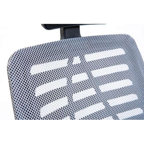 Офісне крісло керівника Richman Бласт Чорне + Сітка Сіре Офісне крісло керівника Richman Бласт Чорне + Сітка Сіре