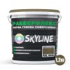 Фарба гумова супереластична надстійка «РабберФлекс» SkyLine Жовто-коричневий RAL 8008 1,2 кг