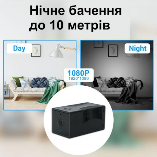 Міні камера wifi бездротова Escam G17 2 Мп, HD 1080P, з акумулятором 2400 мАг на 10 годин роботи (100804) в інтернет супермаркеті PbayMarket!