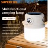 Ліхтар кемпінговий SuperFire Solar T22 300 Lumen IP44 Білий (2507744603)