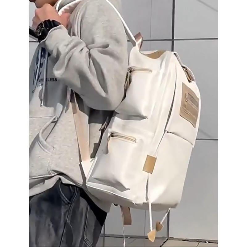 Рюкзак шкіряний Dezger Londoner 27 л White