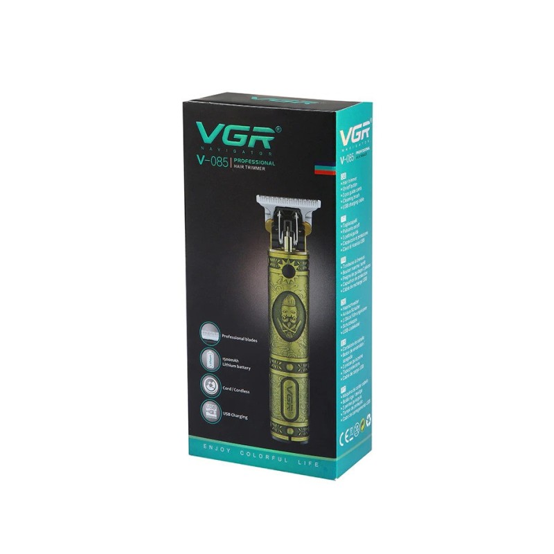 Професійна машинка для стрижки VGR V-085 Бронза