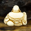 Статуетка Нецке Netsuke Хотей Гіпс, що сидить 5.9x5.6x4.7 см Бежевий (00669) в інтернет супермаркеті PbayMarket!