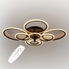 Стельова LED люстра світлодіодний світильник Sunlight чорний 5333/2+2+2+2